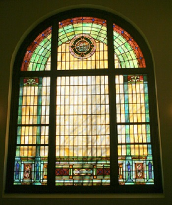 Mt Zion UMC Stained Glass Window Morgan Family