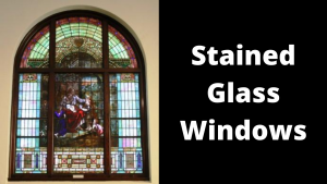 The beautify of our stained glass windows enhances our worship experience