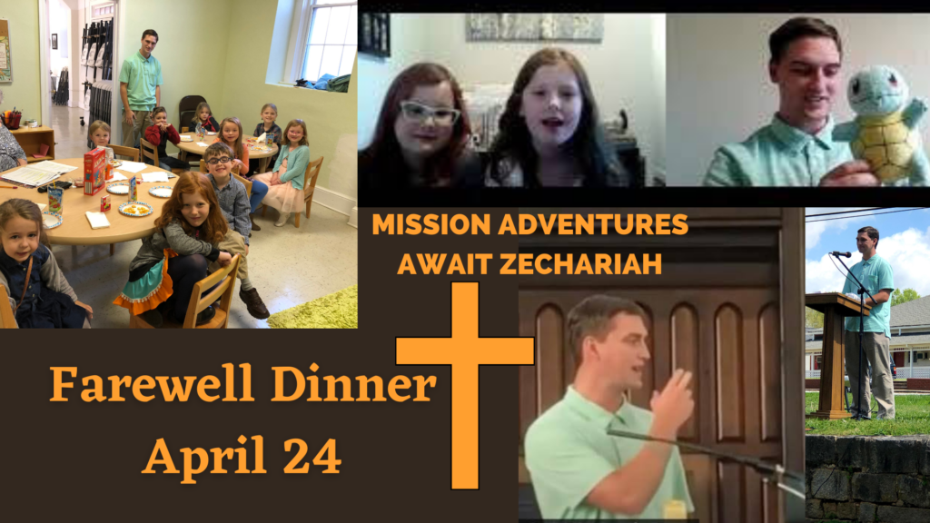 Farewell Dinner for Zechariah Copeland