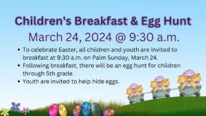 Children Breakfast Egg Hunt 2024